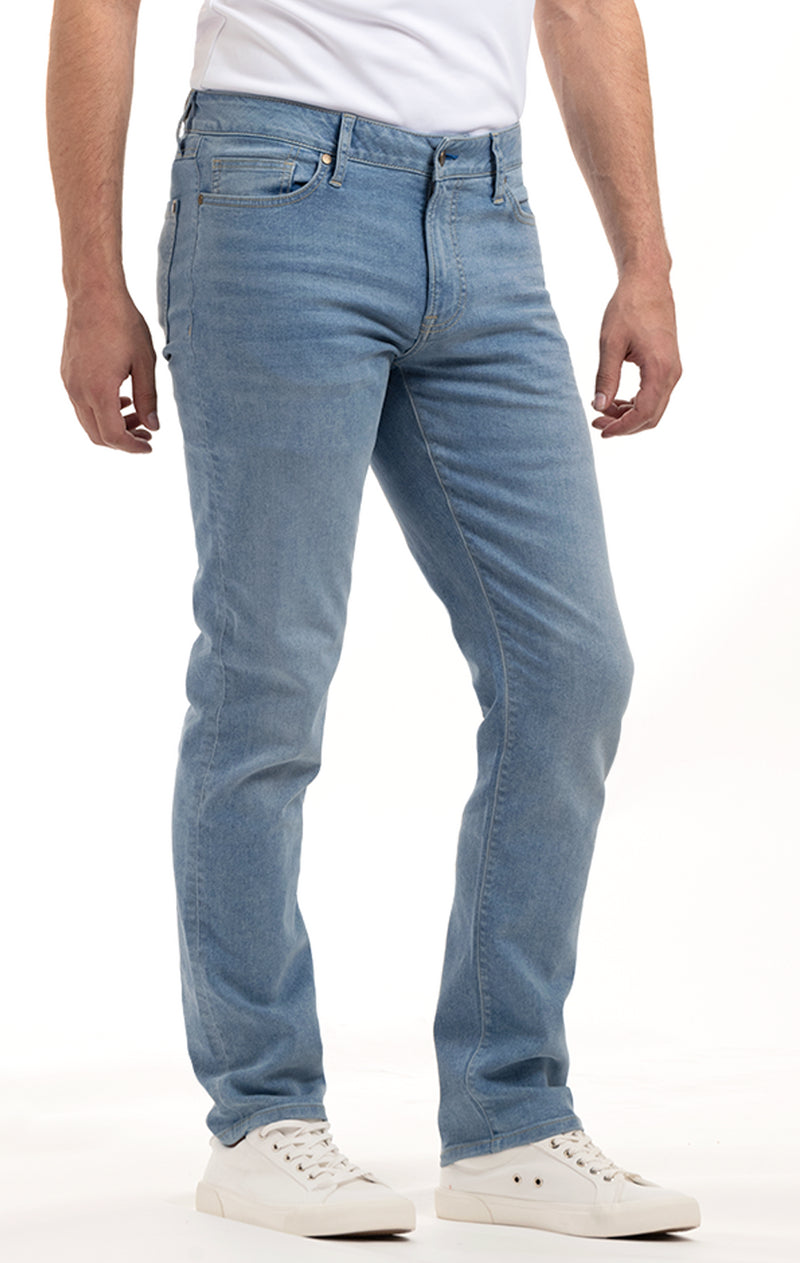 Buy Peter England Jeans Light Blue Cotton Slim Fit Jeans for Mens Online @  Tata CLiQ